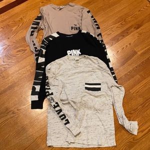 Victoria’s Secret PINK shirts